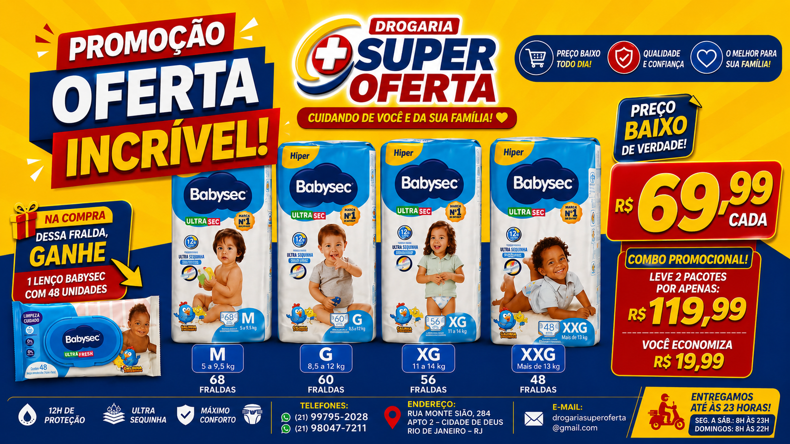 Fraldas Babysec